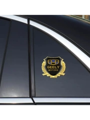 Металлическая эмблема на автомобиль "GEELY" самоклеящаяся